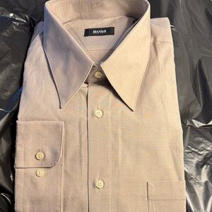 Boss Men's Beige Dress Shirt